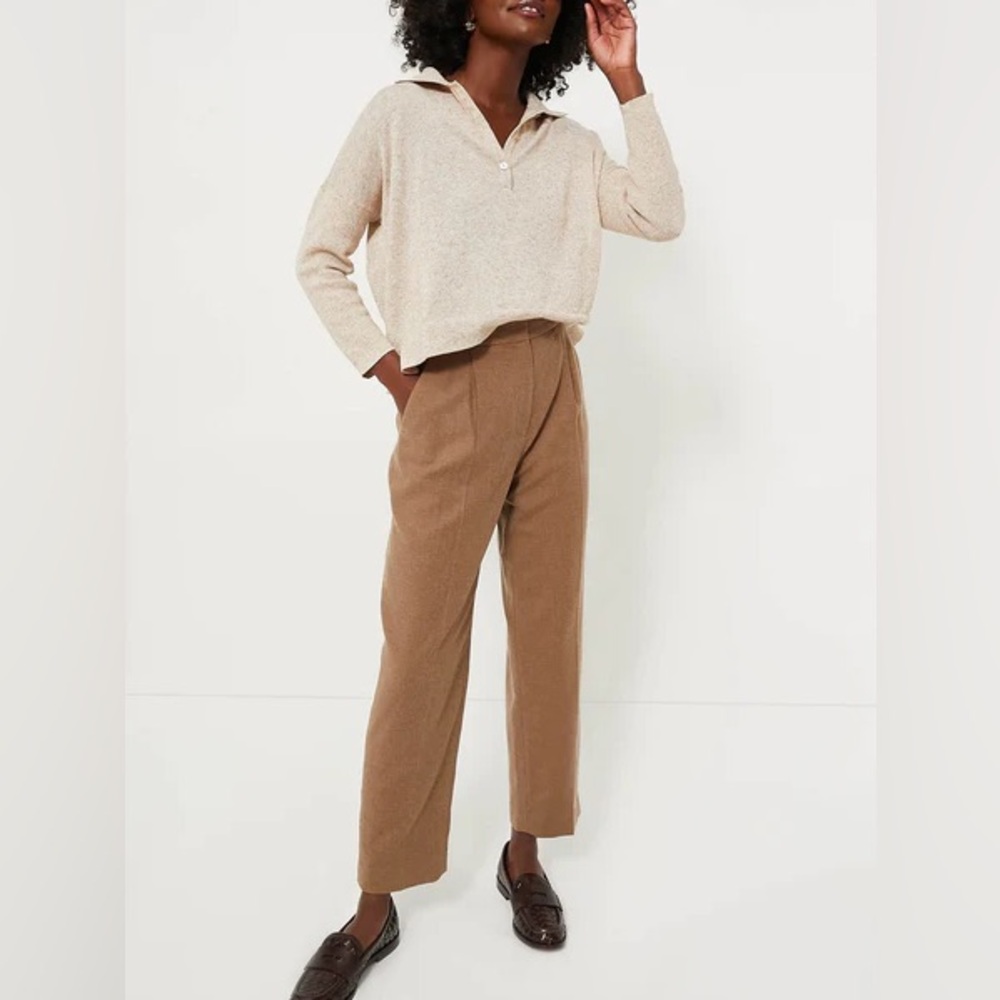 Tuckernuck Medium Large Tan Clayton Knit Polo